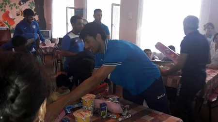 Bakının İnter klubu uşaq evini ziyarət edib