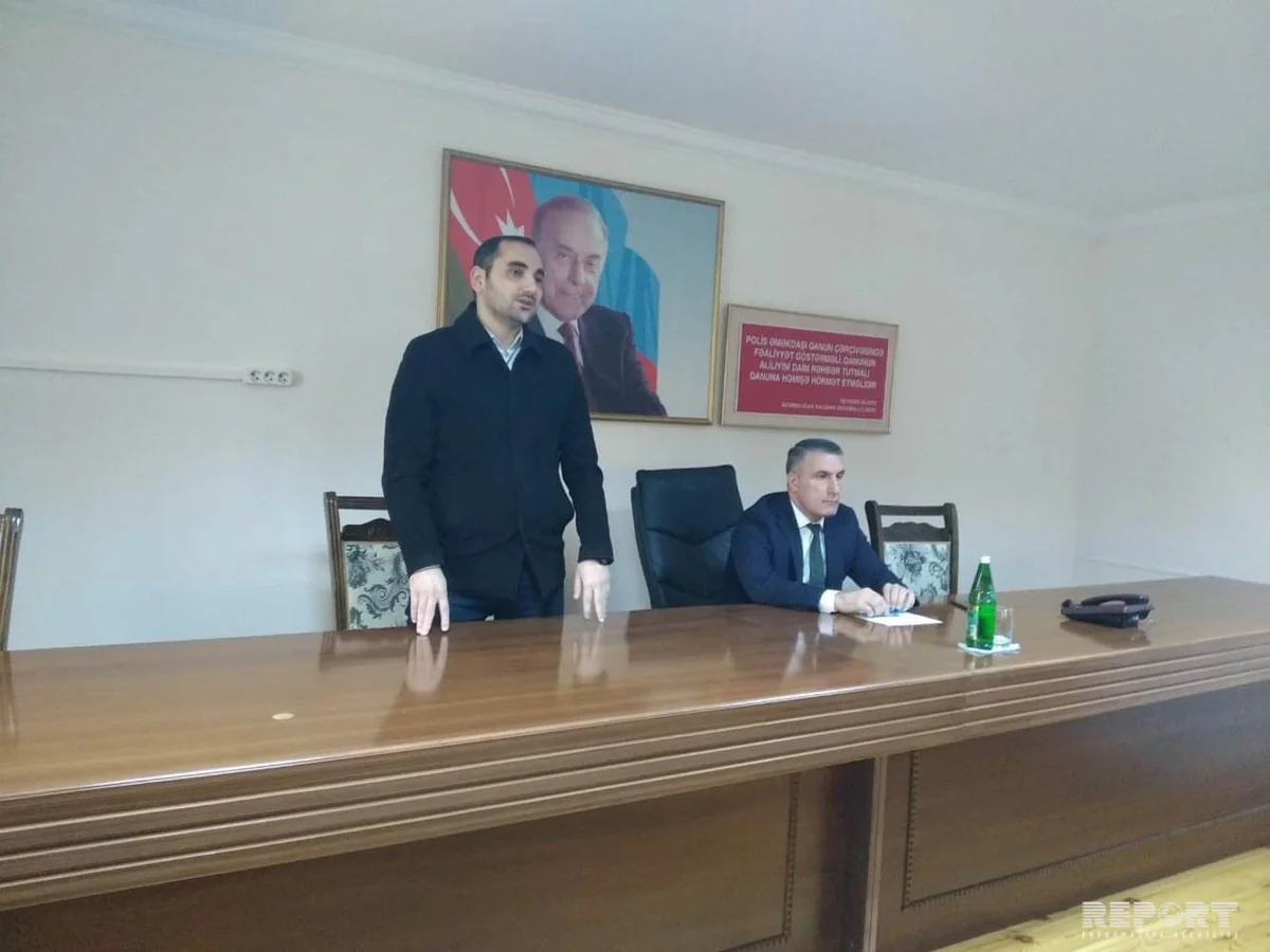 Siyəzən polisi Xocalı soyqırımı qurbanlarını anıb - FOTO