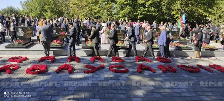 Qaxda şəhidlərin xatirəsi anılıb