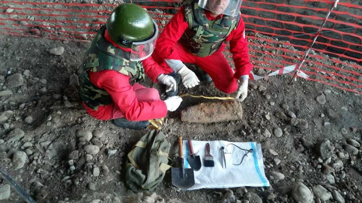 Gəncədə top mərmisi aşkarlandı