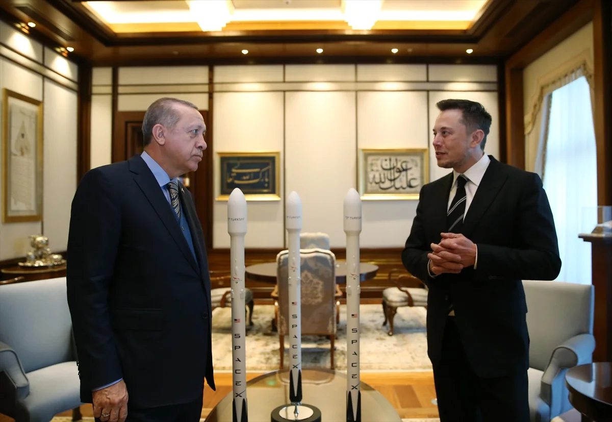 Ərdoğan İlon Maskla kosmos sahəsində əməkdaşlığı müzakirə edib