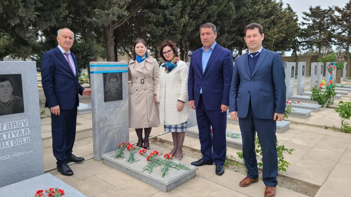 Birinci Qarabağ müharibəsinin qazaxıstanlı şəhidinin anım mərasimi keçirilib