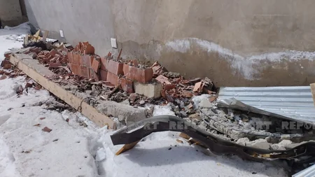 Güclü qar Şamaxıda bir ailəni evsiz qoyub