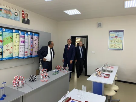 Azərbaycanda gürcüdilli məktəb üçün yeni bina istifadəyə verilib
