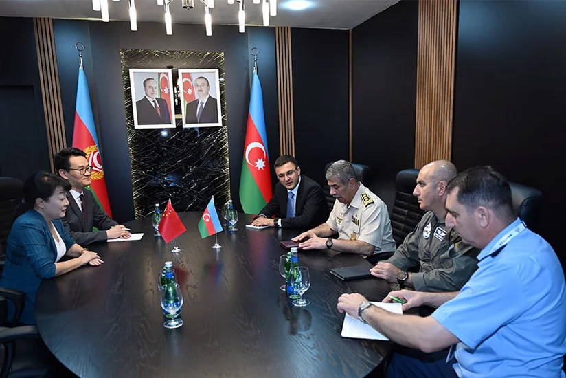 Müdafiə Nazirliyi və Çinin dövlət şirkəti arasında hərbi-texniki əməkdaşlıq müzakirə edilib