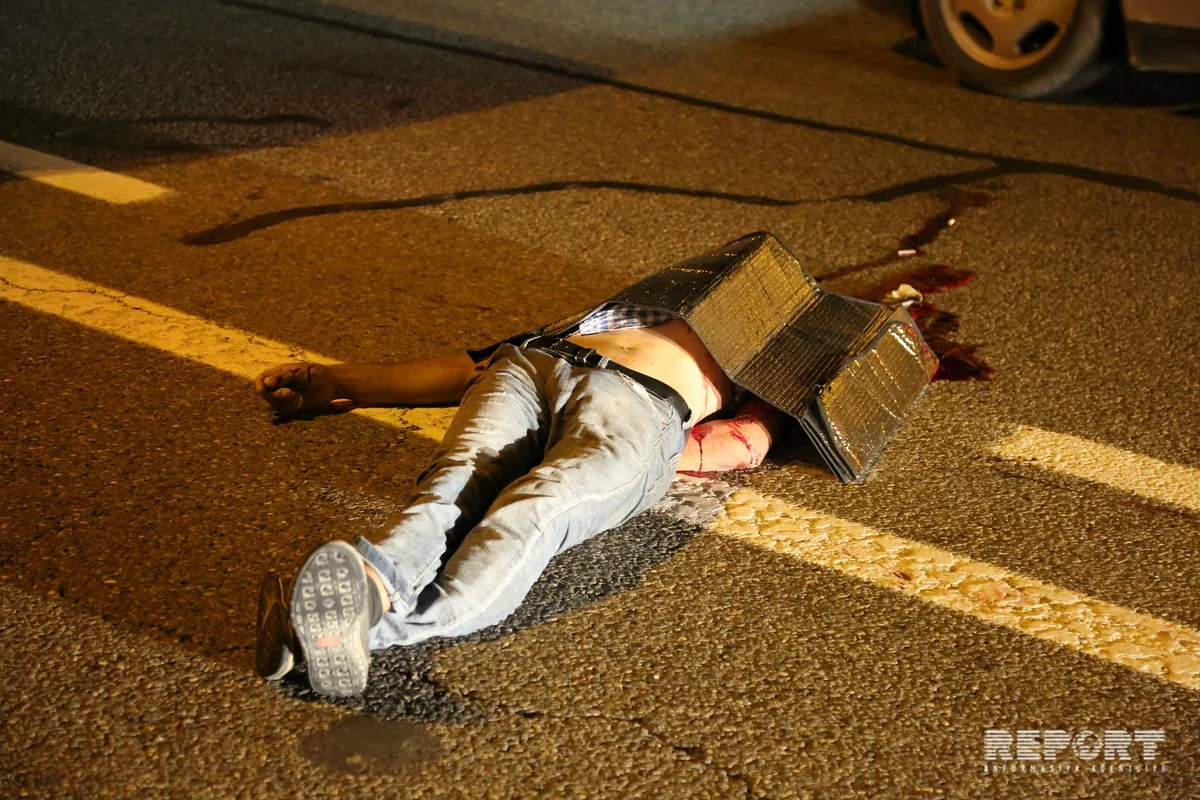Aeroport yolunda “Audi” piyadanı vuraraq öldürüb - FOTO - VİDEO - YENİLƏNİB