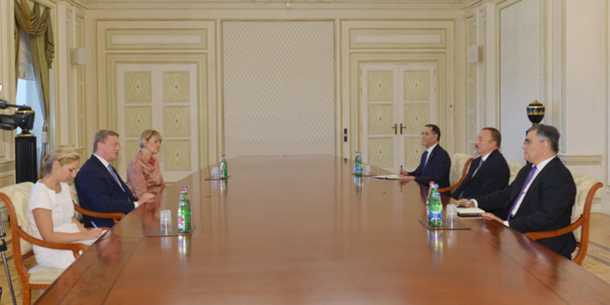 President of Azerbaijan receives EU Commissioner Stefan Fule