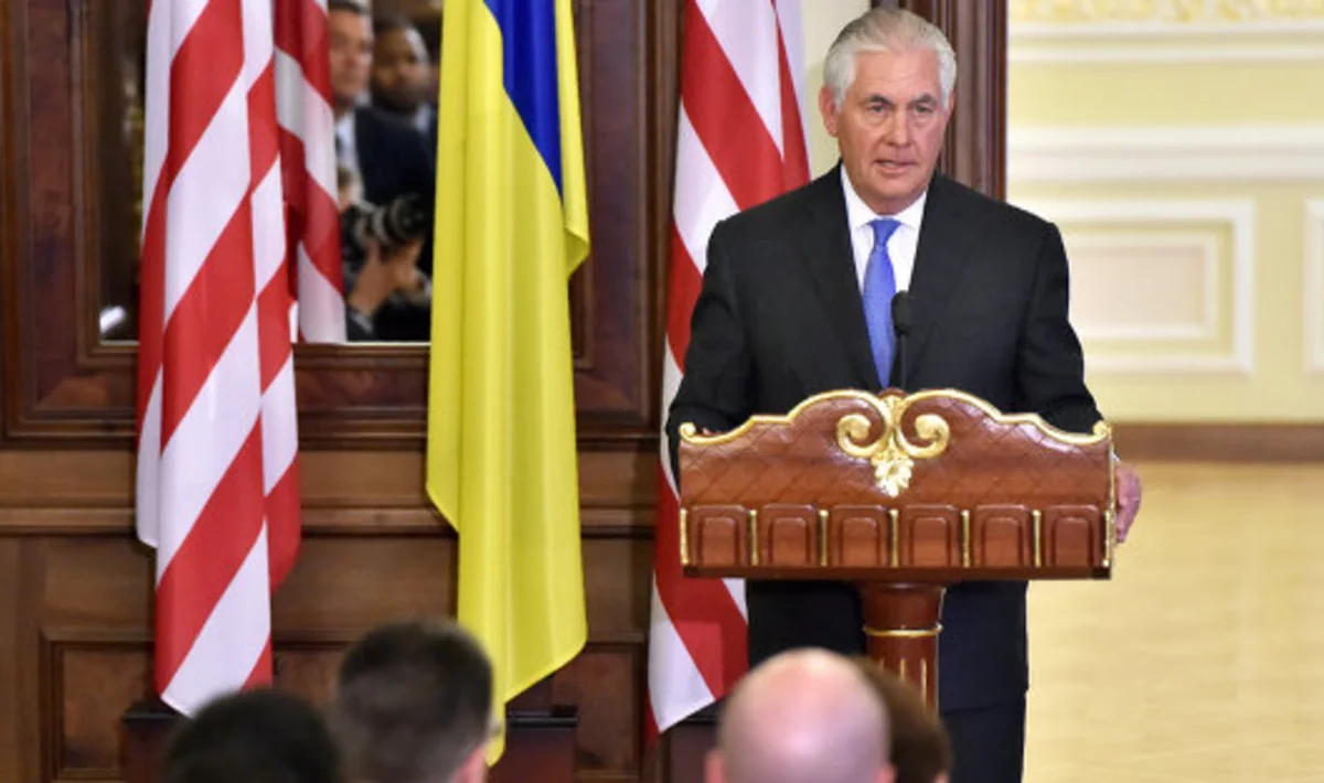 Tillerson: Russia must restore Ukraine territory, or sanctions stay