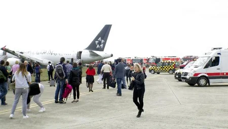 Fire engine cause emergency landing Turkish Airlines' plane - VIDEO