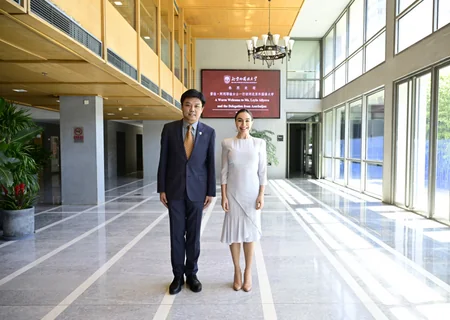 Leyla Aliyeva meets with students of Beijing Foreign Studies University