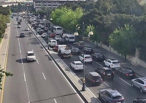 Bakının tıxac olan yolları açıqlanıb - SİYAHI