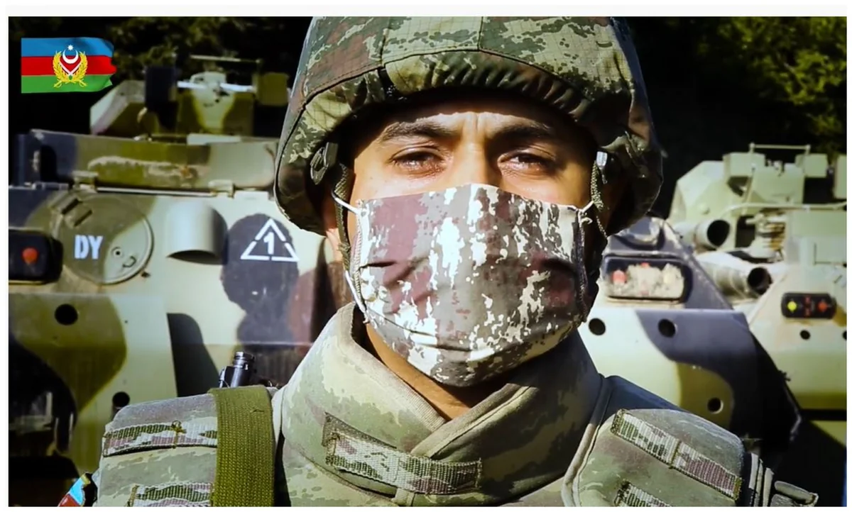 Cəbhədəki əsgərlər COVID-19-la bağlı əhaliyə çağırış etdi