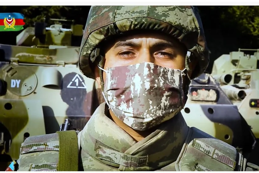 Cəbhədəki əsgərlər COVID-19-la bağlı əhaliyə çağırış etdi