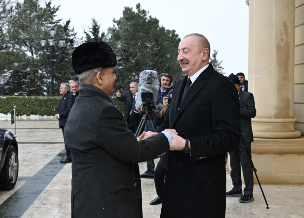 Pakistanın Baş naziri Məhəmməd Şahbaz Şərifin rəsmi qarşılanma mərasimi olub