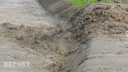 ​Samur-Abşeron su kanalında daşma təhlükəsi yaranıb - FOTO - VİDEO