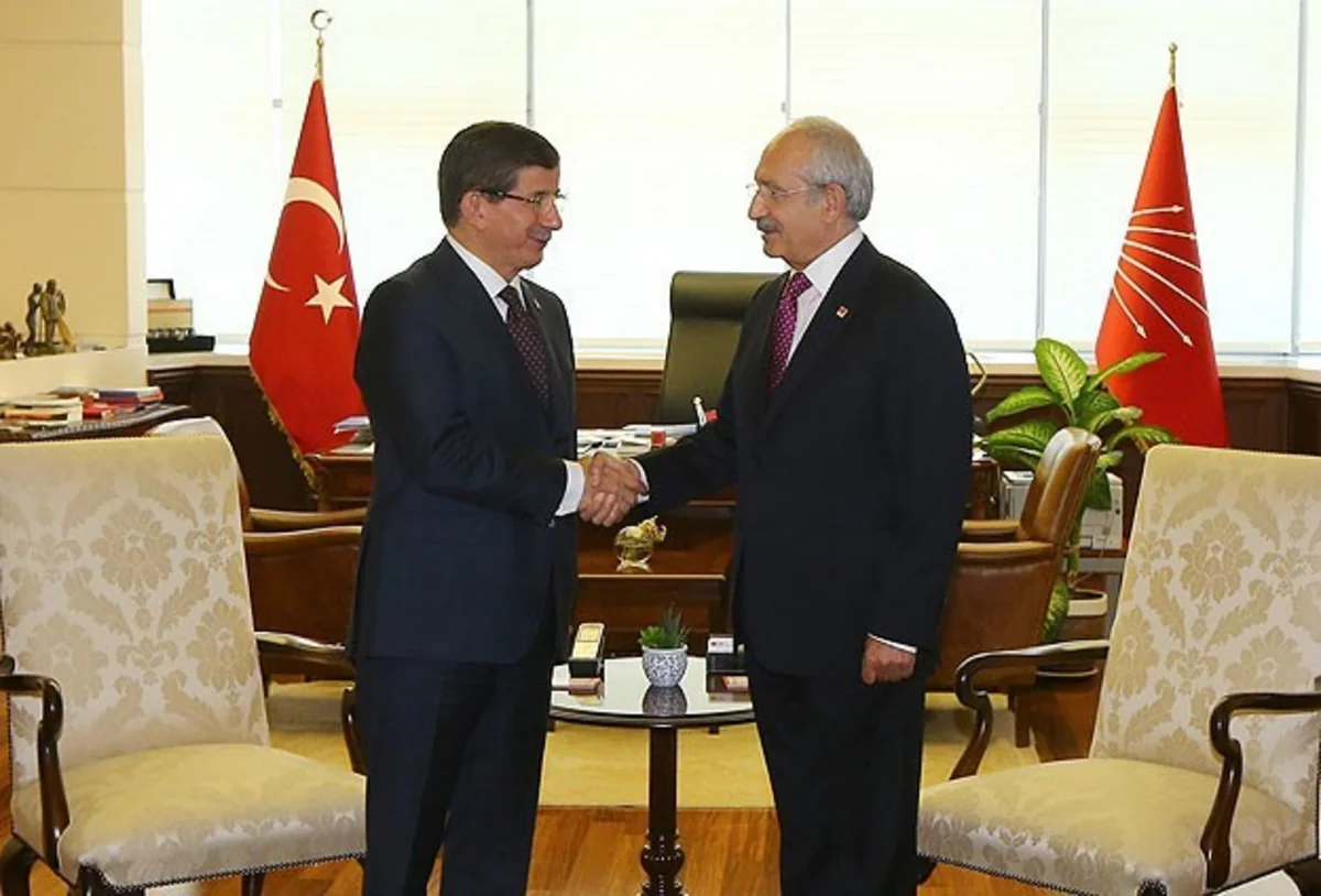 Bu gün Əhməd Davudoğlu ilə Kamal Kılıcdaroğlu arasında həlledici görüş keçiriləcək