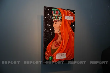 Tbilisidə azərbaycanlı rəssamın mifologiya mövzusunda sərgisi açılıb