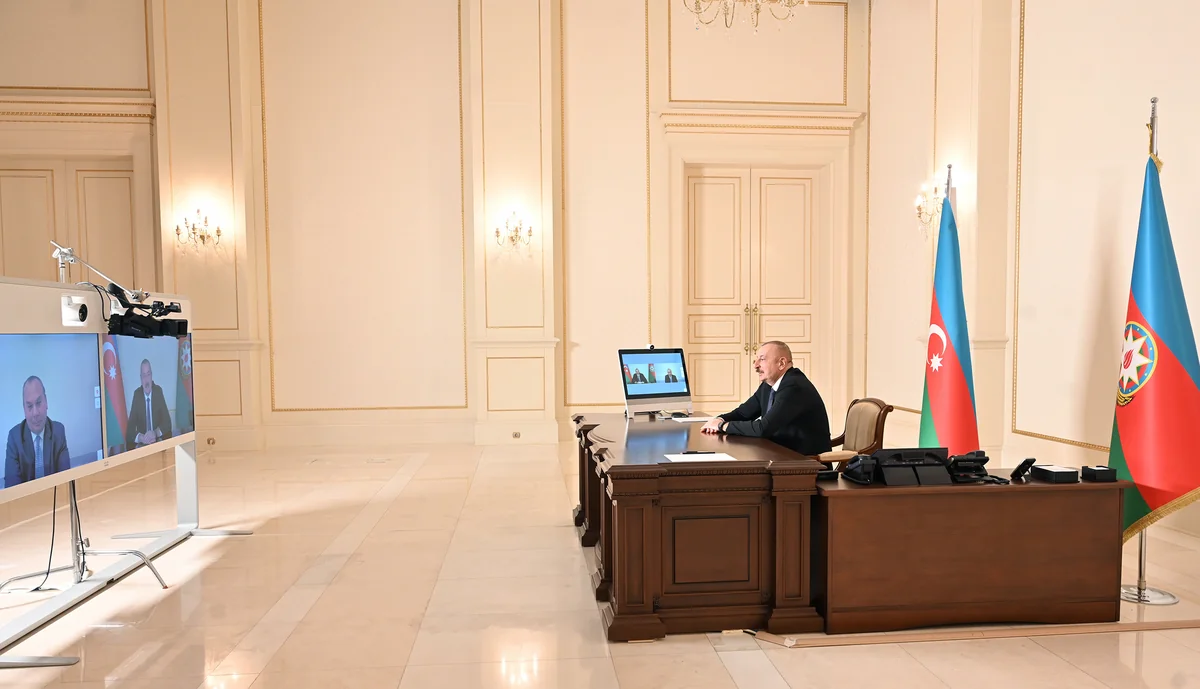 Ilham Aliyev receives president of US-based Foundation for Ethnic Understanding in video format