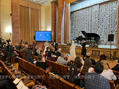 Азербайджан представлен на выставке Музыкальный фольклор народов стран СНГ