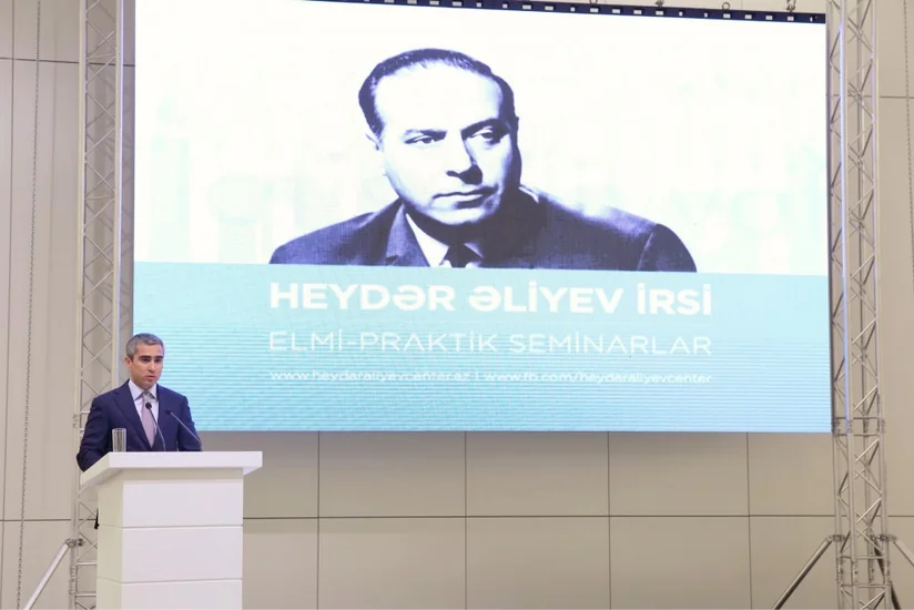 Heydər Əliyev Mərkəzində ulu öndərin anadan olmasının 94 illiyi ilə bağlı elmi-praktik seminar keçirilib