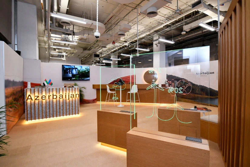Azerbaijan's pavilion at COP28 starts to operate