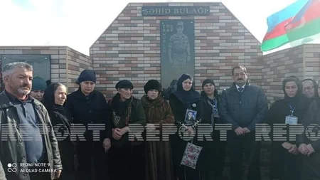 Vətən müharibəsi şəhidinin adına inşa edilən bulağın açılışı olub
