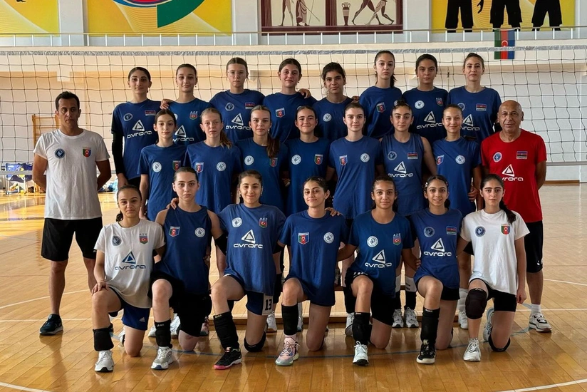 AVF Qaxda 16 yaşadək voleybolçu qızlar üçün düşərgə təşkil edib