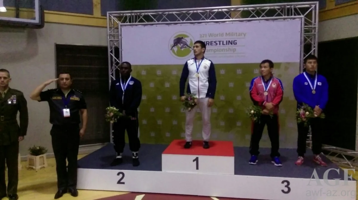 Azerbaijani wrestler becomes world champion among servicemen