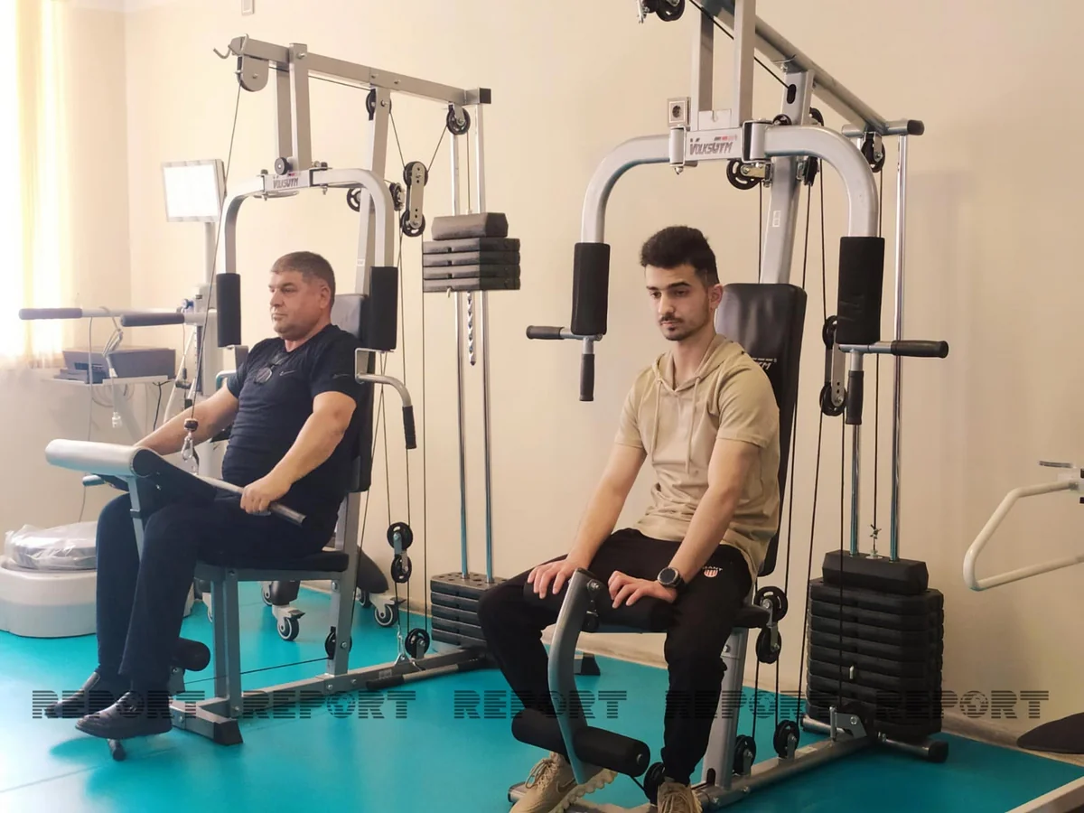 Media nümayəndələri qazilərə göstərilən reabilitasiya xidmətləri ilə tanış olublar
