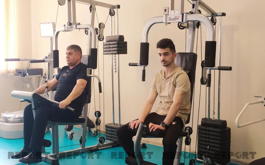 Media nümayəndələri qazilərə göstərilən reabilitasiya xidmətləri ilə tanış olublar