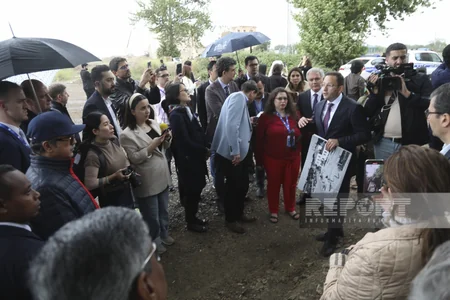 Bakı Forumunun iştirakçıları Ağdamda müharibədən sonra həyata keçirilən quruculuq işləri ilə tanış olublar - YENİLƏNİB