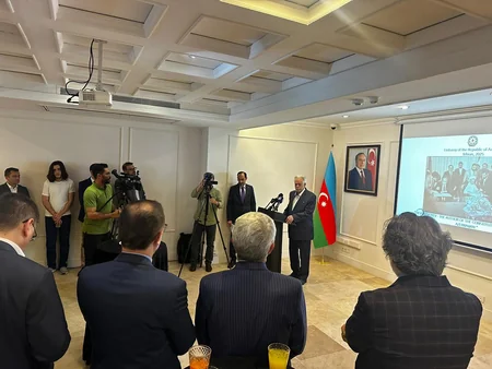 National Leader Heydar Aliyev’s 102nd anniversary celebrated in Tehran