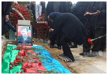 Sumqayıtda Birinci Qarabağ müharibəsinin şəhidi dəfn edilib