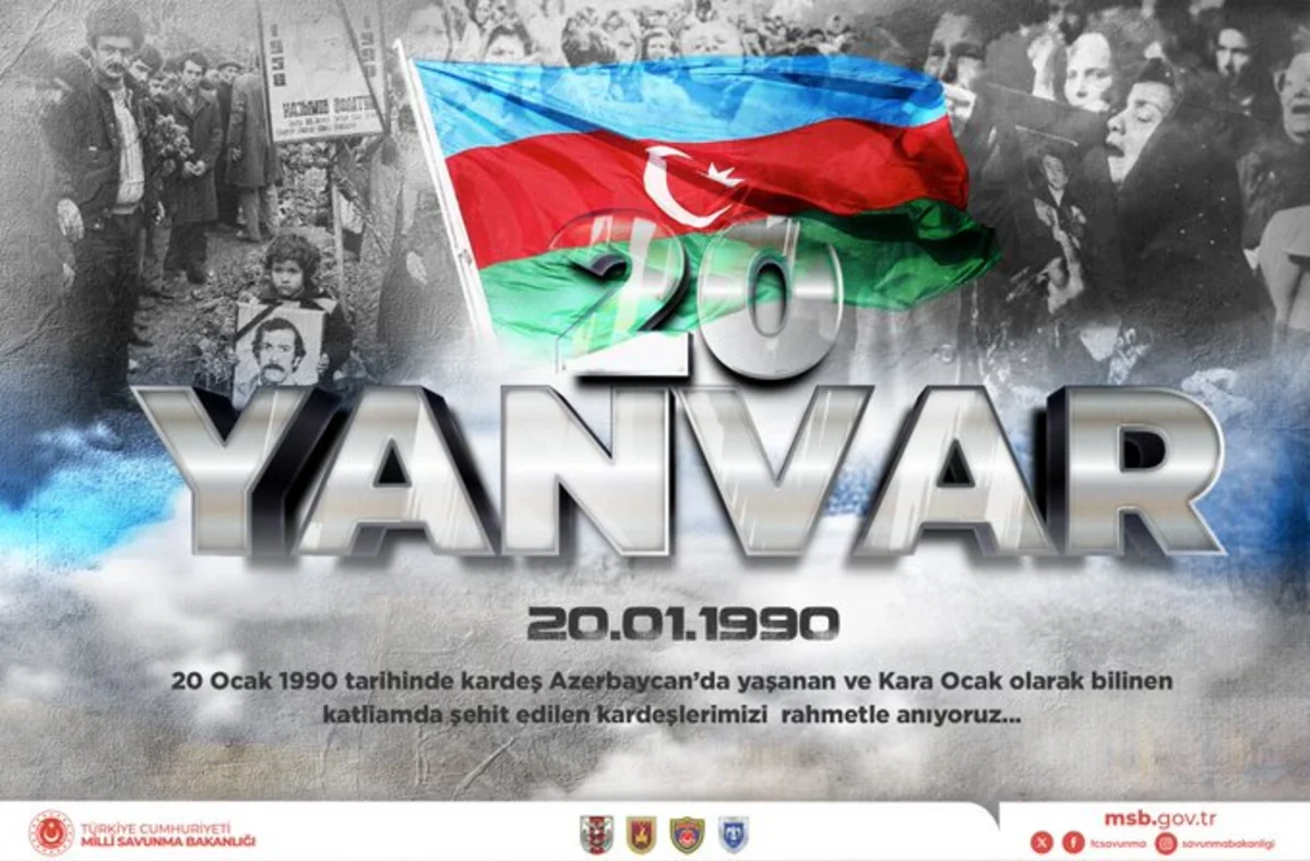 Turkish National Defense Ministry offers condolences to Azerbaijan over January 20 tragedy