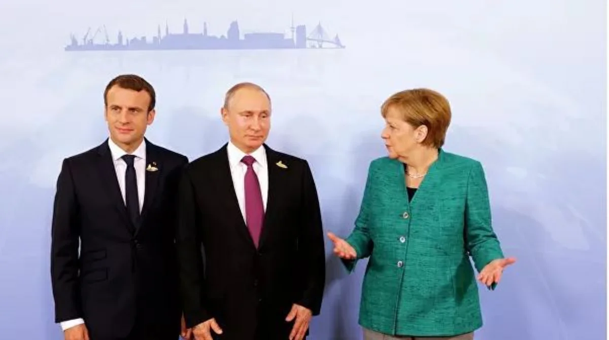 Putin, Merkel və Makron arasında telefon danışığı oldu