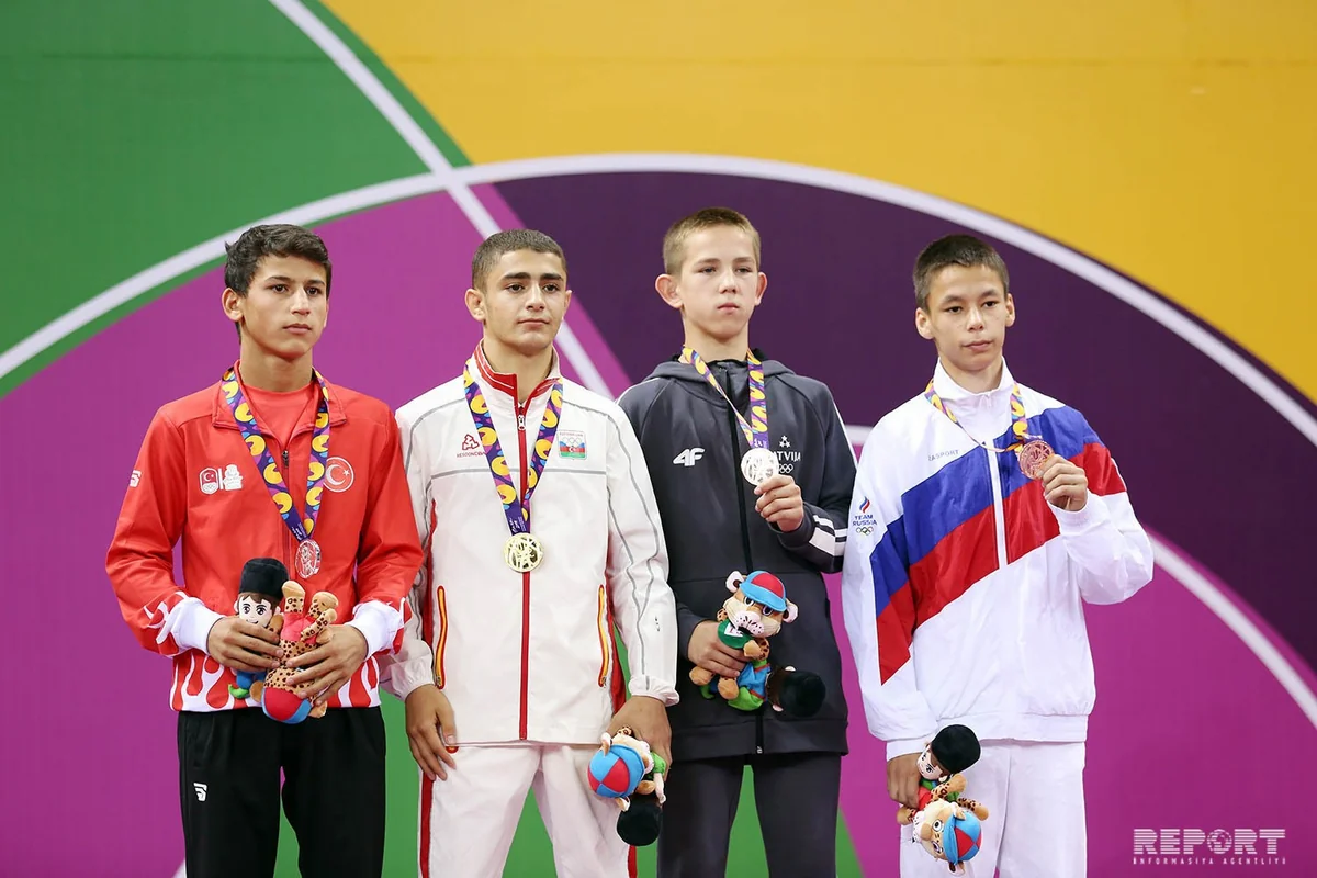 Bakı-2019: İlk yarış günündə medal qazanan Azərbaycan idmançıları mükafatlandırılıb - FOTO