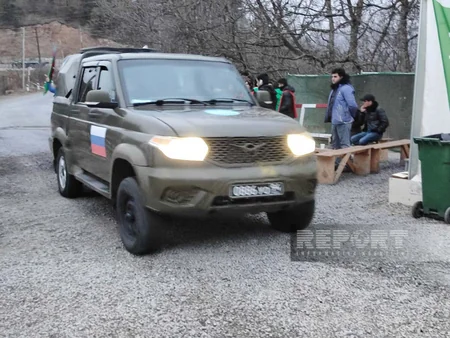 Xankəndi-Laçın yolunda sülhməramlılara məxsus 72 avtomobil maneəsiz keçib - YENİLƏNİB-9