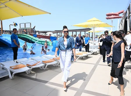First Vice-President Mehriban Aliyeva attends celebration organized for children by Heydar Aliyev Foundation