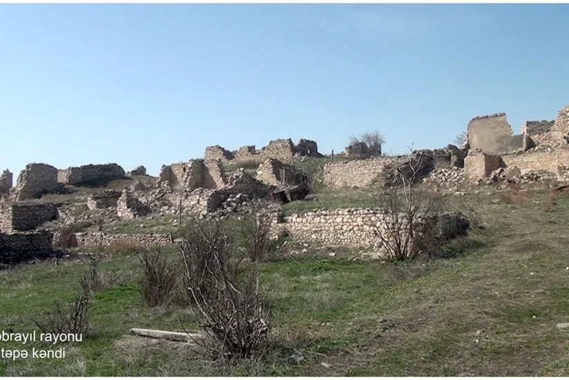 Footage from liberated Aghtapa village of Azerbaijan's Jabrayil district