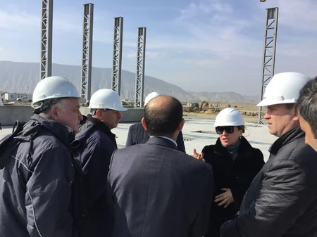 ​SOCAR-ın vitse-prezidenti Tullantı Mərkəzinin tikinti sahəsində olub