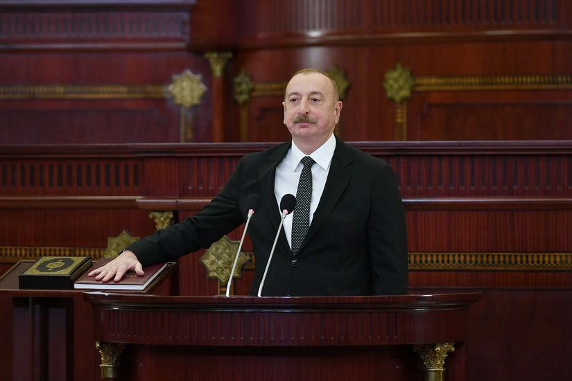 Inauguration ceremony of President Ilham Aliyev held at Milli Majlis