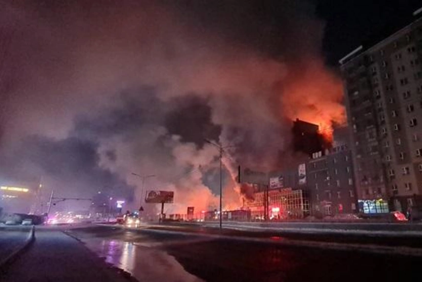 Monqolustanda qaz daşıyan yük maşını partlayıb, ölənlər var - YENİLƏNİB - VİDEO