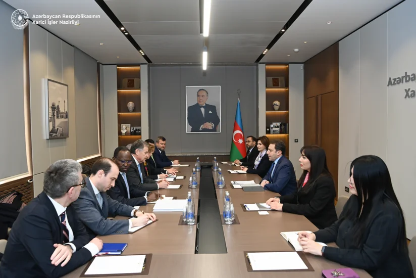 Elnur Məmmədov ABŞ-nin Beynəlxalq Dini Azadlıq Komissiyasının nümayəndə heyəti ilə görüşüb