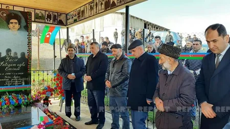 Cəlilabadda Vətən müharibəsi şəhidinin adına tikilən bulağının açılışı olub