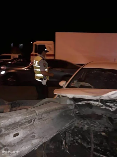 Bakıda yol qəzası olub, xəsarət alanlar var - FOTO