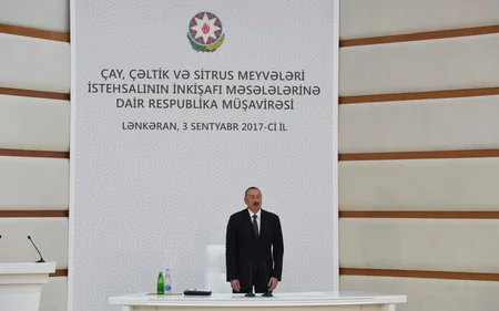 President Ilham Aliyev chairs republican conference in Lankaran