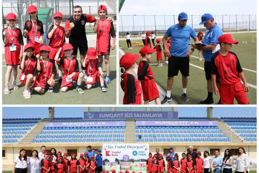 “Kapital Bank”ın dəstəyi ilə “Yay Futbol Düşərgəsi” keçirilir