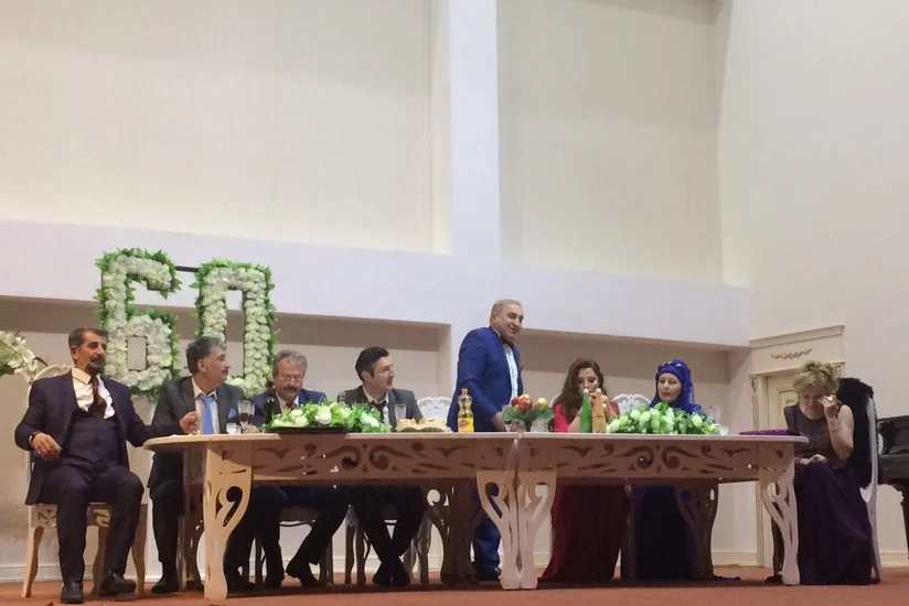 Akademik Milli Dram Teatrının kollektivi Cəlilabadda “Vəsiyyət” tamaşasını nümayiş etdirib