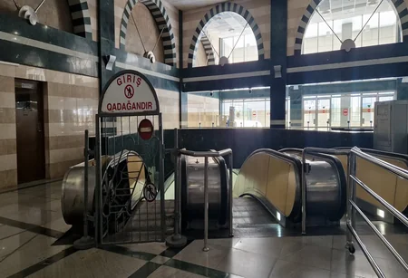 Bakı metrosunun “28 May” stansiyasında eskalatorların təmirinə başlanılıb