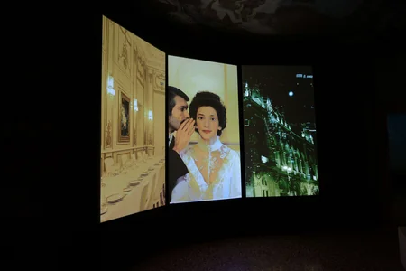 Leyla Aliyeva  attends  exhibition of YARAT Contemporary Art Center in Venice